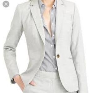 NWT Skirt Suit, J crew 4/4p super 120s